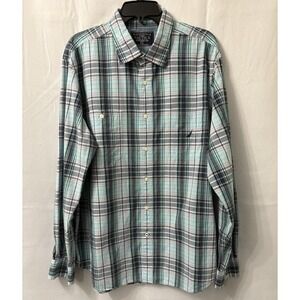 Nautica Shirt Size XL Long Sleeve Plaid